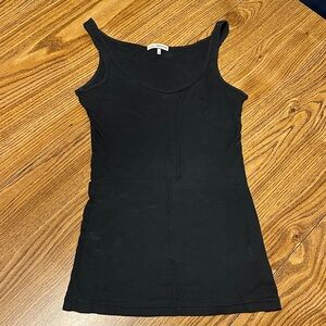 James Perse Classic Black Tank Top